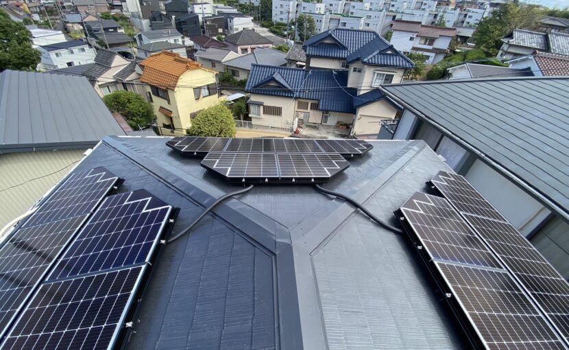 名古屋市S様邸 太陽光発電・V2H導入工事